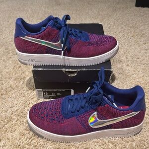 2016 Air Force 1 Ultra Flyknit Low 'USA' Original Box, Used twice.